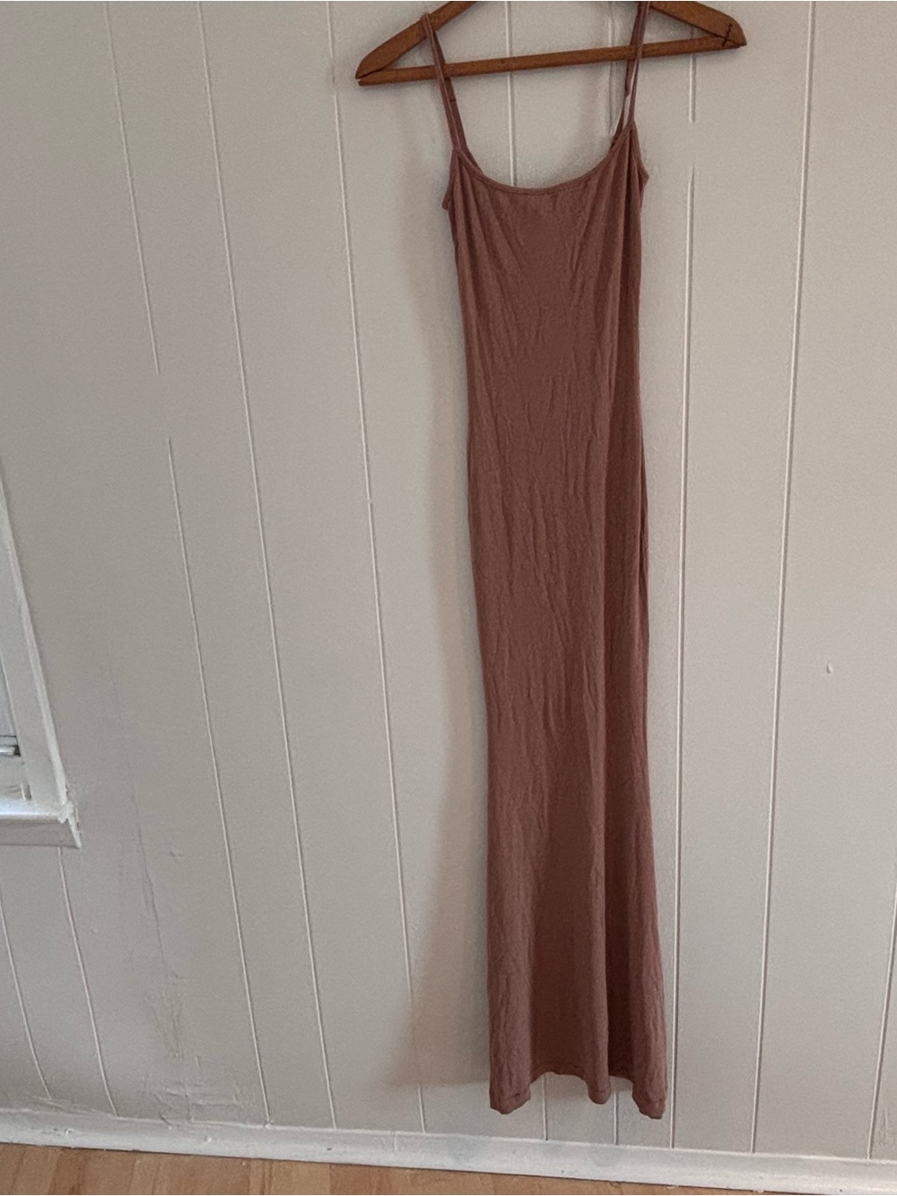 Skims Women’s Slip Maxi Dress in Dusty Rose size S